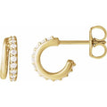 Accented Hoop Earrings