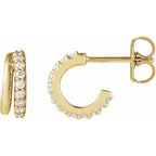 Accented Hoop Earrings - Image 2