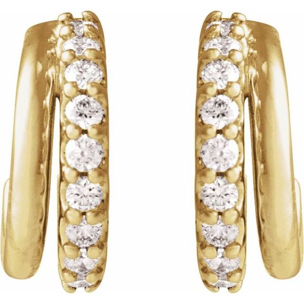Accented Hoop Earrings - Image 3