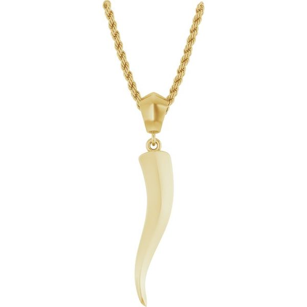 Italian Horn Necklace