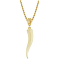 Italian Horn Necklace