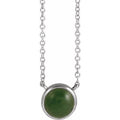 Cabochon Solitaire Necklace