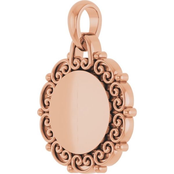 Engravable Scroll Necklace - Image 2