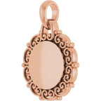 Engravable Scroll Necklace - Image 2