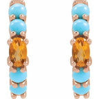 Accented Hoop Earrings - Image 2