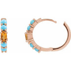 Accented Hoop Earrings - Image 3