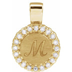 Engravable Accented Pendant - Image 3