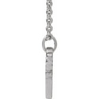 Engravable Accented Heart Necklace - Image 2