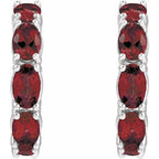 Accented Hoop Earrings - Image 2