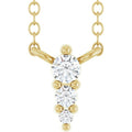 Accented Graduated Bar Necklace