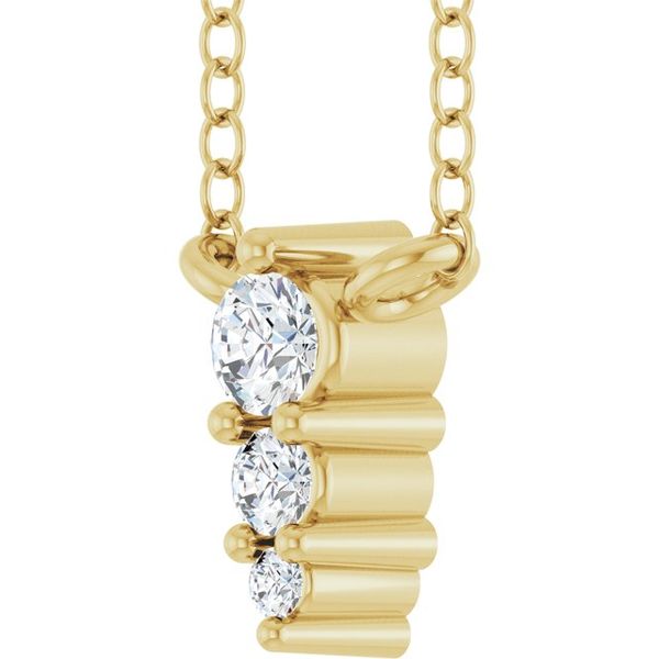 Accented Graduated Bar Necklace - Image 2