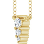 Accented Graduated Bar Necklace - Image 2