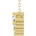 Accented Graduated Bar Necklace - Image 3