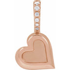Engravable Heart Pendant