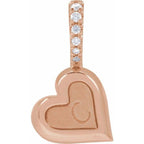 Engravable Heart Pendant - Image 3