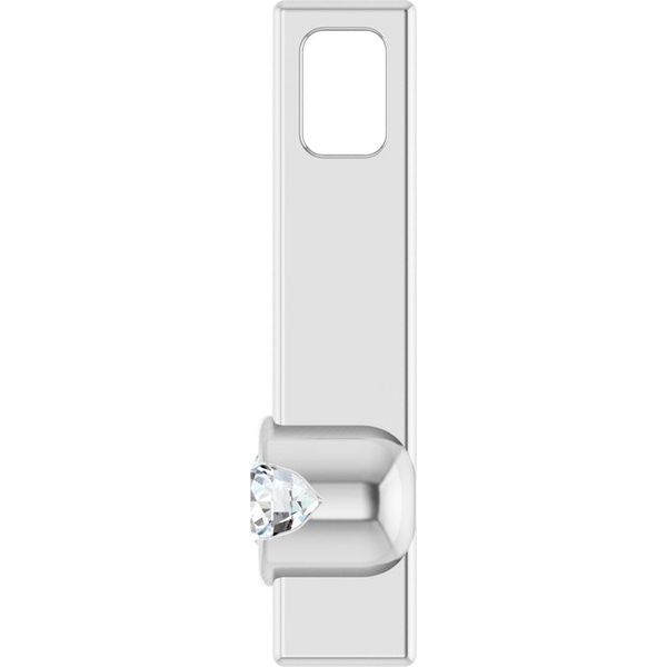 Solitaire Bar Pendant - Image 2