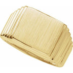 Rectangle Signet Ring - Image 2