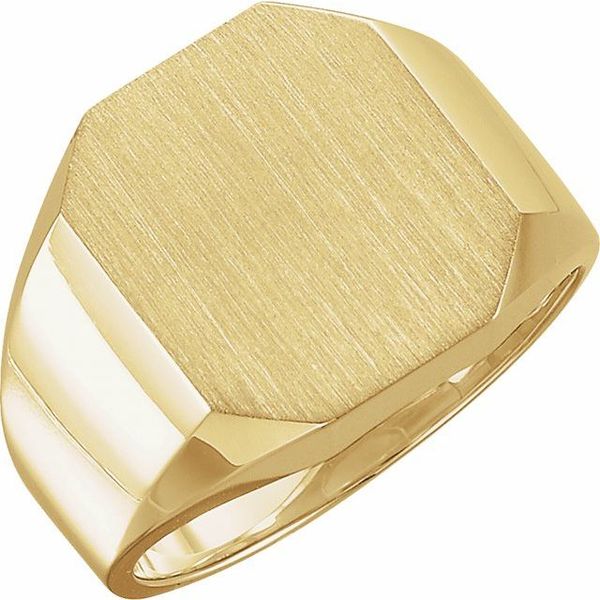 Octagon Signet Ring