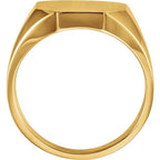 Octagon Signet Ring - Image 2
