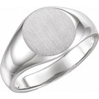 Round Signet Ring