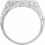 Oval Nugget Signet Ring - Image 2