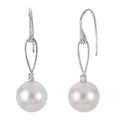 14KT White Gold Freshwater Pearl Earring