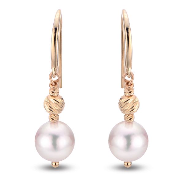 14KT Yellow Gold Akoya Pearl Earring