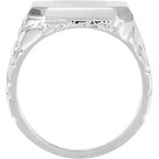Octagon Nugget Signet Ring - Image 2