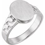 Oval Signet Ring - Image 3