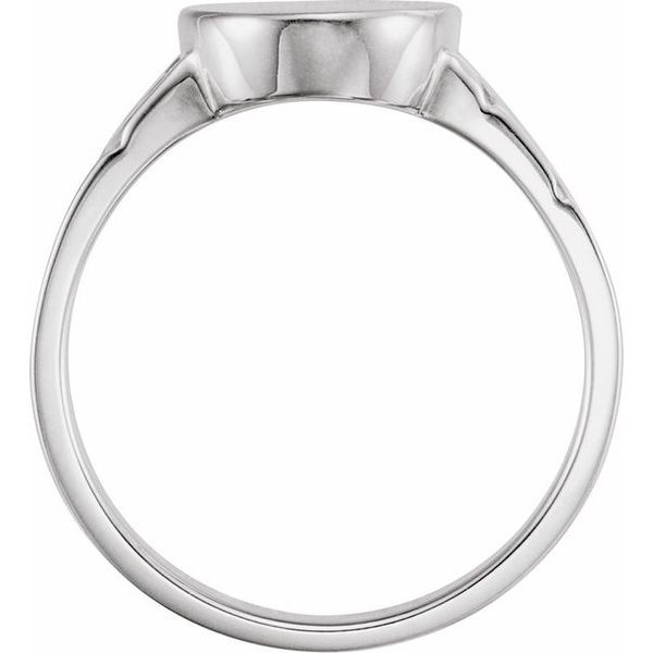Oval Signet Ring - Image 4