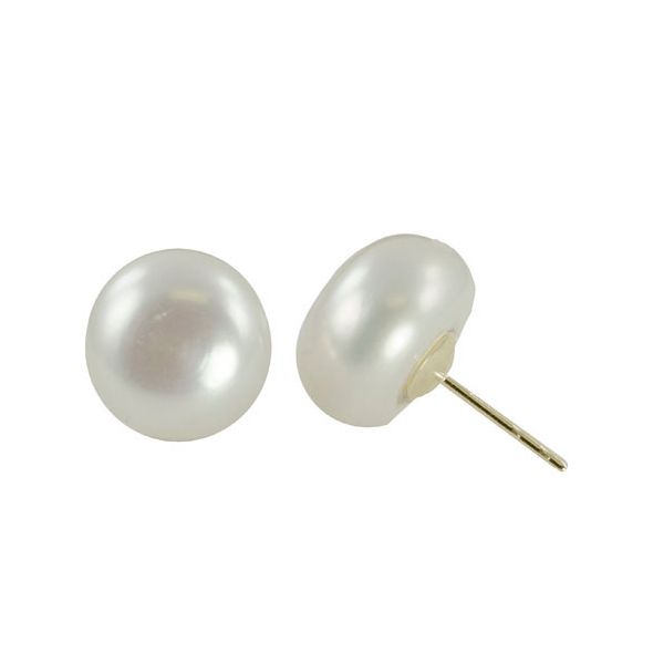 14KT Yellow Gold Freshwater Pearl Earring