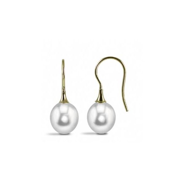 14KT Yellow Gold Freshwater Pearl Earring
