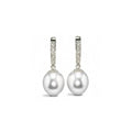 14KT White Gold Freshwater Pearl Earring