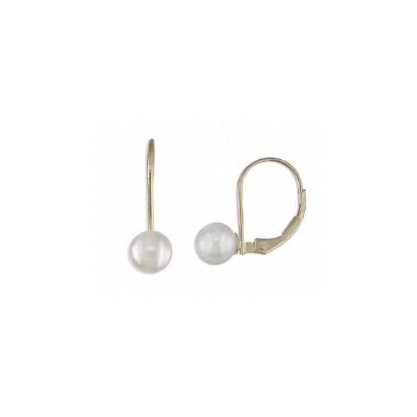 14KT Yellow Gold Akoya Pearl Earring