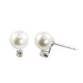 14KT White Gold Akoya Pearl Earring