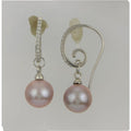 14KT White Gold Freshwater Pearl Earring