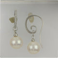 14KT White Gold Freshwater Pearl Earring
