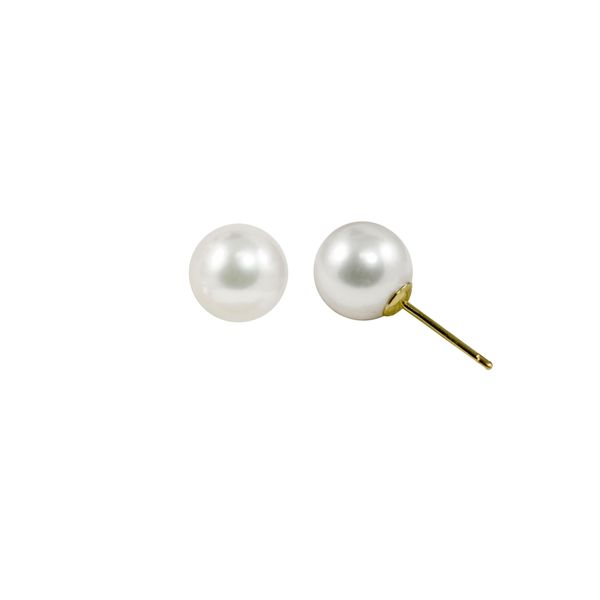 18KT Yellow Gold Akoya Pearl Earring