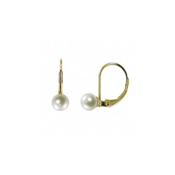 14KT Yellow Gold Akoya Pearl Earring