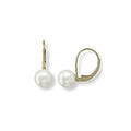 14KT Yellow Gold Akoya Pearl Earring
