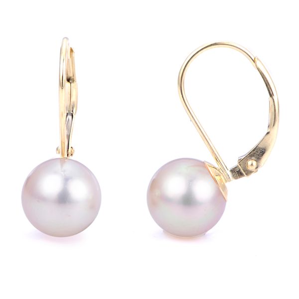 14KT Yellow Gold Freshwater Pearl Earring