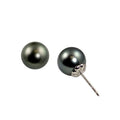 14KT White Gold Tahitian Pearl Earring