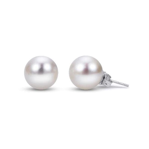 14KT Gold Freshwater Pearl Stud Earrings