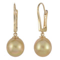 14KT Yellow Gold Golden South Sea Pearl Earring