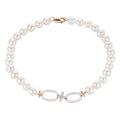 14KT Rose Gold Freshwater Pearl Bracelet