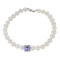 14KT White Gold Freshwater Pearl Bracelet