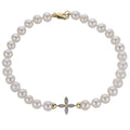 14KT Yellow Gold Freshwater Pearl Bracelet