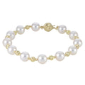 14KT Yellow Gold Akoya Pearl Bracelet