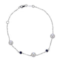 14KT White Gold Akoya Pearl Bracelet