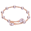 14KT Rose Gold Freshwater Pearl Bracelet